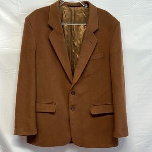 Vintage Peter James Wool Cashmere Blend 2-Button Sport Coat Blazer Men’s 40L